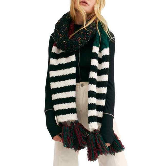 Free People Accessories - Free People Nova Tassel Scarf Chunky Knit Autumn